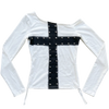 Cross Stud Top
